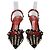 Décolleté Slingback Alcove Rockstud in mesh nero e pelle verniciata Valentino