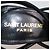 Sandales à bride à la cheville Nadja en satin noir Saint Laurent - vue 6
