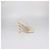 Sandali T-Strap in pelle Off White Bottega Veneta Crudo - vista 3