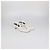 Sandali slide squadrati in pelle bianca Proenza Schouler Bianco - vista 2