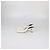 Sandali slide squadrati in pelle bianca Proenza Schouler Bianco - vista 4