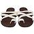 Sandali bassi Kris in pelle White/Brown The Row