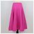 Falda midi acampanada Valentino en mezcla de algodón fucsia Rosa - vista 3