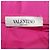 Falda midi acampanada Valentino en mezcla de algodón fucsia Rosa - vista 5