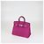 Hermès Borsa Birkin 25 Hermes Rose Magnolia in pelle Clemence con hardware Palladium - vista 2