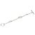 Bracciale Hermès Chaine D'Ancre Farandole in argento sterling