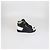 Chanel High Top Sneaker aus gestepptem Leder CC Schwarz/Weiß - Ansicht 3