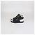 Chanel High Top Sneaker aus gestepptem Leder CC Schwarz/Weiß - Ansicht 4