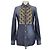 Camicia a maniche lunghe Dsquared2 in denim blu con perline