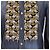 Camicia a maniche lunghe Dsquared2 in denim blu con perline - vista 4