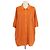 Polo a maniche corte Louis Vuitton Orange Monogram Pointelle Arancione
