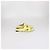 Bottega Veneta The Band Flat Slide in pelle Lime D'oro - vista 3