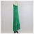 Vestido largo sin mangas Valentino de encaje de algodón verde - vista 2