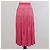 Falda midi plisada a rayas rosa Valentino - vista 3