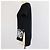 Camiseta de cuello redondo en algodón negro con estampado de logo Moschino Couture - vista 2