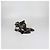 Sandali Gladiator con Nappine Rockstud in Pelle Nera Valentino Nero - vista 2