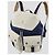 Mochila de cordón Brunello Cucinelli Kids en cuero y nailon Ivory/Blue Azul Crudo - vista 2