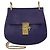 Chloé Bolso de hombro Drew mediano de piel púrpura Chloe