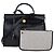 Hermès Borsa Hermes Herbag Zip Sellier 31 in canvas rivestito nero e pelle