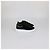 Sneakers basse oversize in velluto nero Alexander McQueen - vista 3