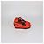 Fendi Red Leather Elastic Strap Platform Sandals - view 3
