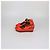 Fendi Red Leather Elastic Strap Platform Sandals - view 4