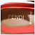Fendi Red Leather Elastic Strap Platform Sandals - view 6