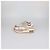 Sneakers basse Cosma in pelle e mesh beige/bianco Salvatore Ferragamo - vista 4