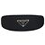 Prada Stirnband aus schwarzem Nylon mit Plakette