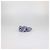 Scrunchie Prada in raso blu con strass Porpora - vista 2