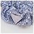 Scrunchie Prada in raso blu con strass Porpora - vista 6