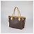 Borsa Tote Louis Vuitton Monogram Canvas Neverfull PM Marrone - vista 2