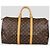 Borsa Louis Vuitton Monogram Canvas Keepall 50 Marrone - vista 3