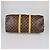 Borsa Louis Vuitton Monogram Canvas Keepall 50 Marrone - vista 4