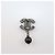Orecchini Chanel Black CC con perle sintetiche a goccia e chiusura a pressione Nero - vista 5