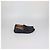 Mocassini Penny Prada in pelle nera Nero - vista 3