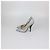 Décolleté a punta in pelle pitone grigia Jimmy Choo Grigio - vista 4
