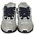 Sneaker Chanel in camoscio effetto craquelé argento
