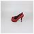 Escarpins à plateforme Tribtoo en cuir rouge Saint Laurent - vue 4