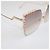 Fendi Pink/Brown Gradient Studded Oversized Sunglasses Multiple colors - view 5