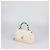 Mini mala Chanel Rainbow Coco Top Handle em pele acolchoada Off White Branco - vista 2