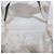 Bottega Veneta Mini The Pouch Clutch in bouclé e rafia Off White Bianco sporco - vista 6