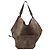 Khaite Borsa Hobo Lotus Medium in camoscio marrone