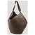 Khaite Borsa Hobo Lotus Medium in camoscio marrone - vista 3
