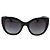 Bulgari Gafas de sol Cat Eye Bvlgari Black Gradient Crystal Negro