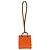 Hermès Ciondolo Shopping Bag in pelle arancione