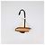 Hermès Charm a forma di barca in pelle Epsom Hermes Nata, Gold, Black Marrone Bianco - vista 3