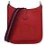 Hermès Borsa Hermes Evelyne TPM in pelle Clemence rossa Rosso