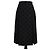 Minifalda plisada Fendi en denim negro Karligraphy FF