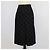 Minifalda plisada Fendi en denim negro Karligraphy FF - vista 3